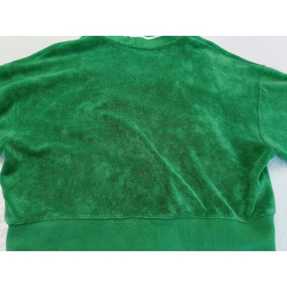 JoyLab Cropped Fit Cardigan Sweatshirt Womens XS Loose Fit Casual Comfy Green - Picture 8 of 12